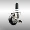 Service Caster 3 Inch 316SS Black Polyurethane Swivel 1 Inch Expanding Stem Caster Brake SCC-SS316EX20S314-PPUB-BLK-TLB-1 - alternate 1